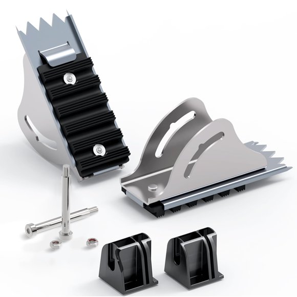 DITKOK 26-2 Kit de zapatos/pies de repuesto para escalera extensible - Piezas de escalera extensible de aluminio - Pies de escalera extensible de seguridad (consulte los modelos a continuación) | D120