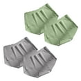 thumbnail image 1 of Cameland 4Pcs Women's Skin-friendly Comfortable and Traceless Hip Wrap Triangular Solid Color Underwear, 1 of 4