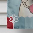 thumbnail image 4 of Caroline's Treasures BB1734CHF Winter Holiday French Bulldog Flag Canvas House Size , Large, multicolor, 4 of 4