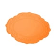 thumbnail image 3 of Mantel individual de mesa antideslizante, portátil, resistente al aceite, resistente al calor Naranja, 3 of 9