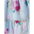 thumbnail image 2 of The Children's Place Girls Short Flutter Sleeve Floral Chiffon Ruffle Dress, Sizes XS-XXL, 2 of 3