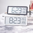 thumbnail image 2 of Lcd Screen Digital Wall Clock Time Temperature Humidity Display Electronic Clock, 2 of 9