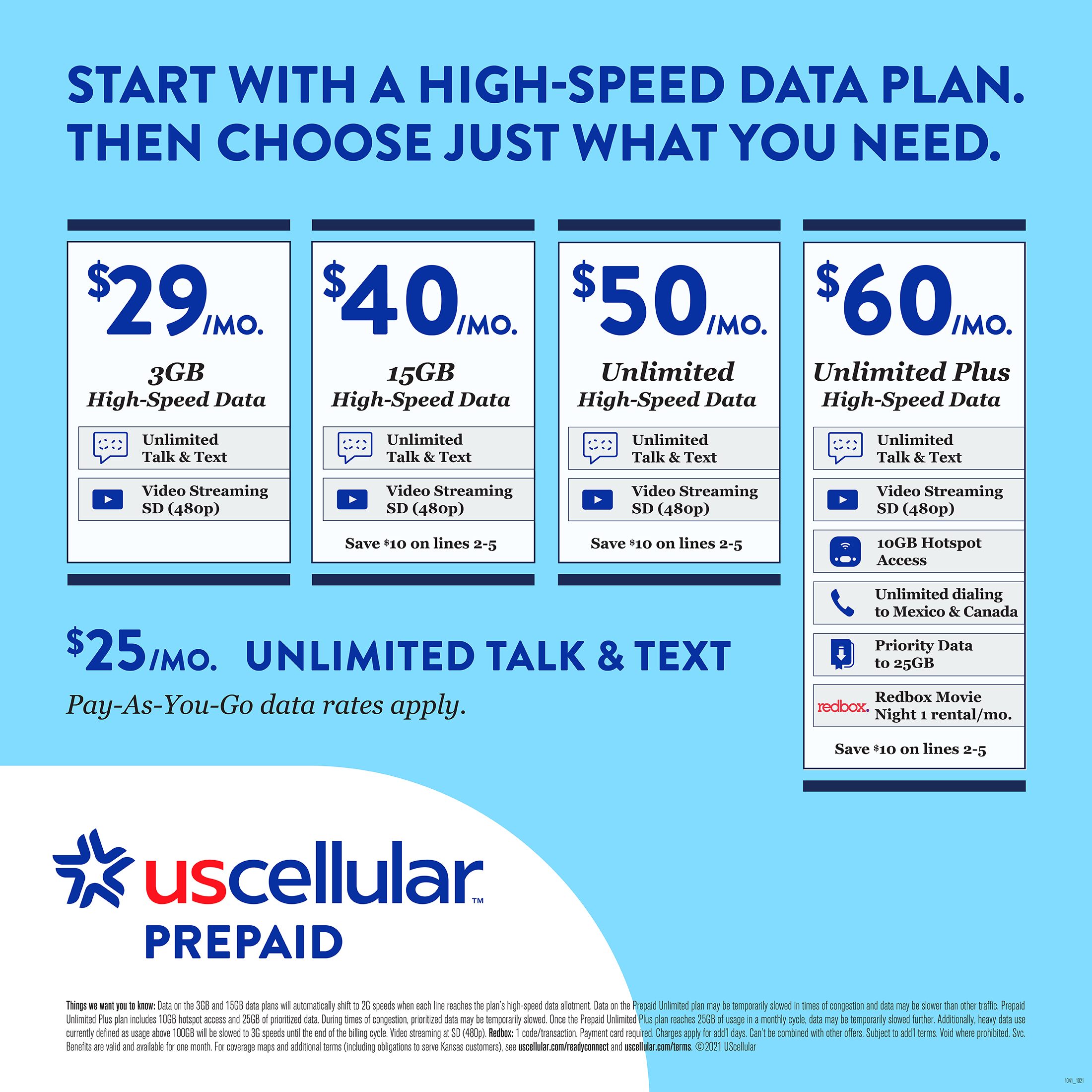 UScellular $25 e-PIN Top Up (Email Delivery) - image 5 of 5