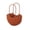 C-S, variant on Wall Mounted Imitation Rattan Storage Basket, Decorative Hanging Flower Basket for Wall Decor, Small Item Organizer for Keys and Mail, Rustic Home Accent Piece