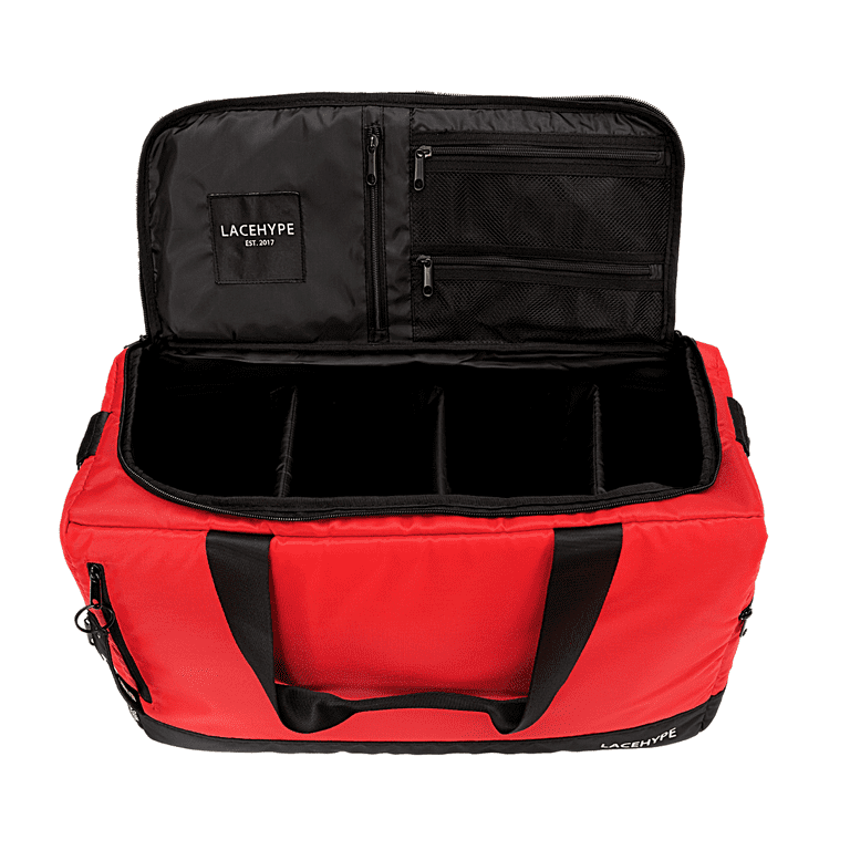 Black & Red Sneaker Duffle Bag