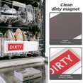 thumbnail image 3 of MasteelfCA 2Pcs Dishwasher Magnet Clean Dirty Sign Pattern Washing Machine Laundry Sign Magnet for Home, 3 of 9