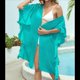 thumbnail image 4 of Traje de Baño para Cubrirse, Traje de Baño para Cubrirse, Traje de Baño para Cubrirse, Cárdigan para Bañarse en la Playa con Volantes. Lago Verde Talla Única, 4 of 10