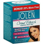 Jolen Creme Bleach Sensitive Formula Plus Aloe Vera 1.2 oz ( Pack of 3)