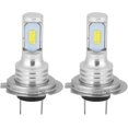 thumbnail image 1 of 2pcs Fog Light Bulb, 80w 6000k Universal H7 Led Car Fog Light Lamp White Light, 1 of 5