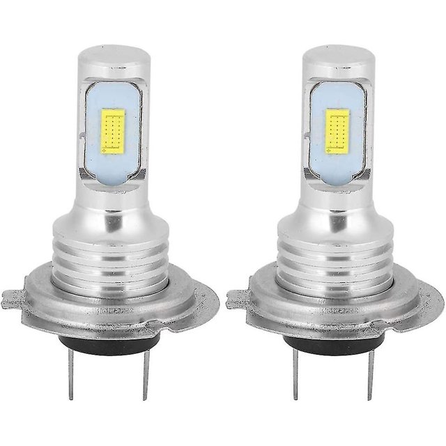 2pcs Fog Light Bulb, 80w 6000k Universal H7 Led Car Fog Light Lamp White Light