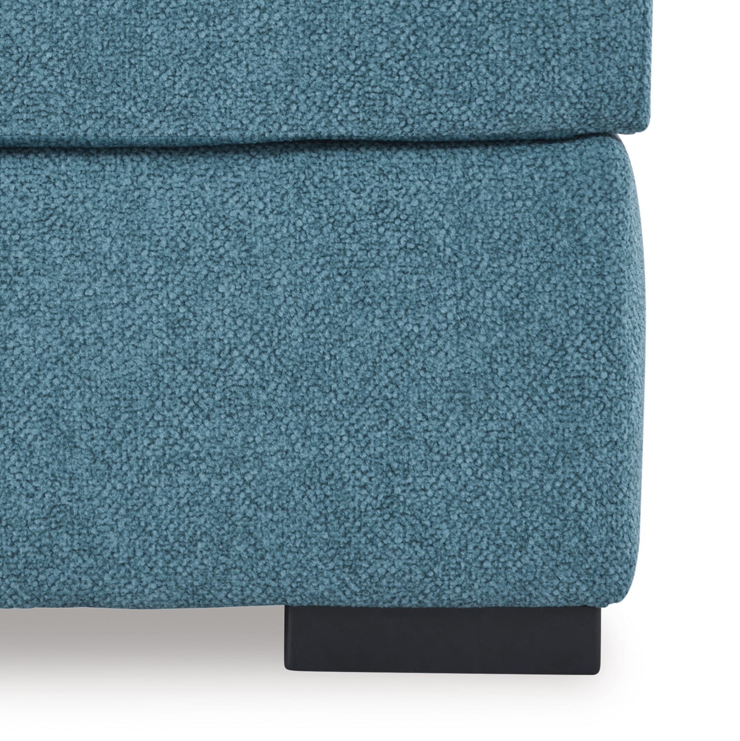 Roundhill Furniture Clareen Upholstered Ottoman, Teal