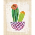 thumbnail image 3 of Averinos, Melissa 15x18 Black Modern Framed Museum Art Print Titled - Collage Cactus II on Graph Paper, 3 of 5