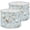 Color 4, variant on Lampshades 2 Pack Elegant Sea Shells Coral Blue Coastal Marine Life 13"x13"x10" Light Shade for Table Lamps Floor Lamp Shades Lampshade Replacement Easy Assembly