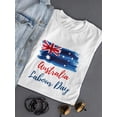 thumbnail image 3 of Labour Day Brush Flag Text Shaped T-Shirt Women -Image by Shutterstock, Female Medium, 3 of 4