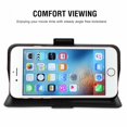 thumbnail image 3 of Case for Iphone 6 Plus 6s Plus, Premium Thin Leather Case Mobile Phone Case with Card Slot Stand Flip Protective Cover Compatible with Iphone 6 Plus 6s Plus - Black, 3 of 7