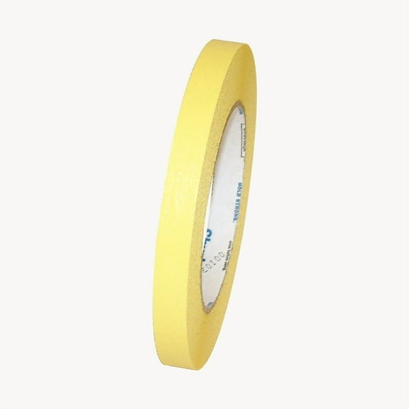 Shurtape Colored Masking Tape (CP-631): 1/2 in. x 60 yds. (Yellow)