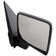 thumbnail image 3 of For Ford F-150 2004 05 06 07 2008 Door Mirror Passenger Side | Non-Heated | Manual Glass | Textured Black | Manual Folding | Paddle Style | Replacement For FO1321244 | 8L3Z17682DB, 3 of 7