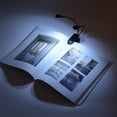 thumbnail image 5 of Atril con luz LED, mini brazos dobles, luz de lectura ajustable con clip, 6 cuentas con USB, 5 of 5