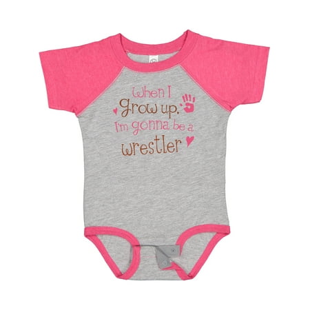 

Inktastic Wrestling Future Wrestler Girls Gift Baby Boy or Baby Girl Bodysuit
