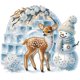 thumbnail image 1 of (K480) Resina Con Forma Especial Navidad Muñeco Nieve 30x30cm, 1 of 9