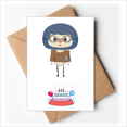 thumbnail image 1 of Career Teacher Student Book School UU Happy Birthday Greeting Cards Envelopes Blank, 1 of 3