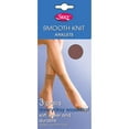 thumbnail image 1 of Silky Womens Smooth Knit Ankle High (3 Pairs), 1 of 3