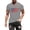 Grey, variant on Men's USA Patriotic Summer Daily Wear Tee American Flag 4th of July Design Crew Neck Short Sleeve Casual Top
