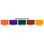 Createx Wicked Color Set, 6-Colors, Secondary Colors