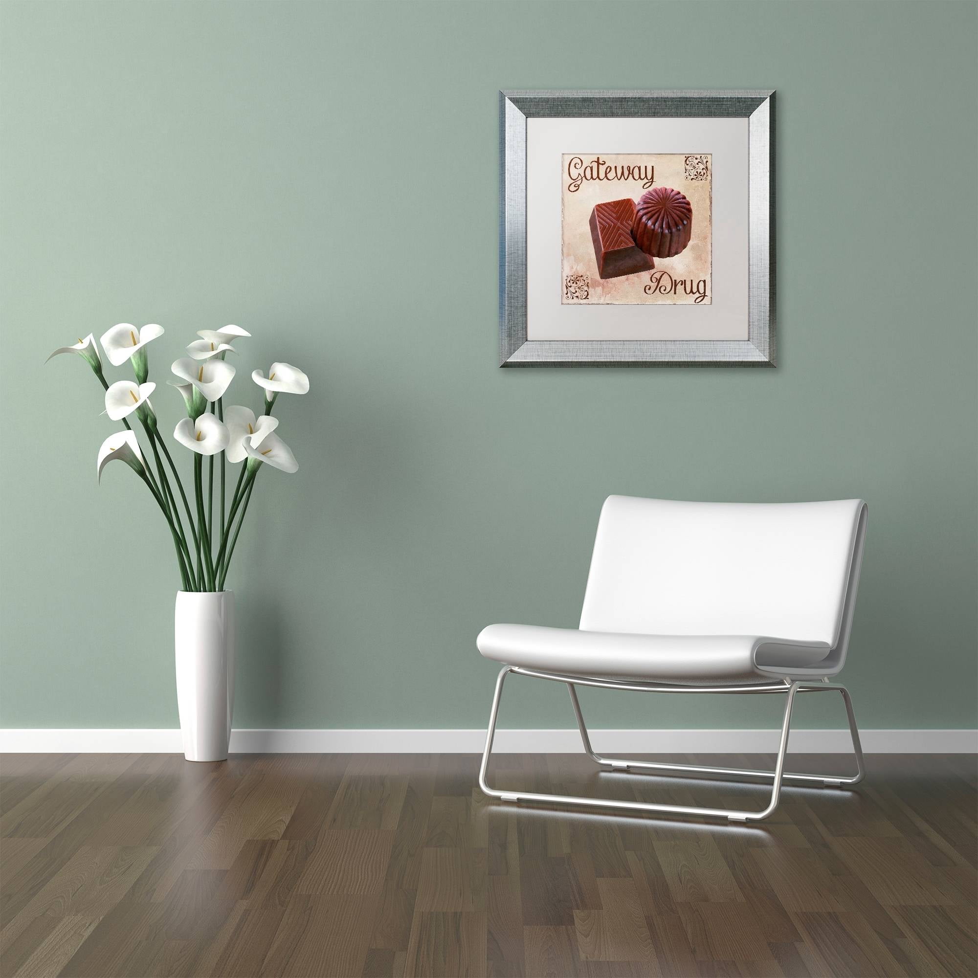 Trademark Fine Art "Chocolate Therapy II" Canvas Art by Color Bakery White Matte, Silver Frame