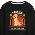 thumbnail image 3 of The Lion King - Simba - The One True King - Toddler & Youth Long Sleeve Graphic T-Shirt, 3 of 5