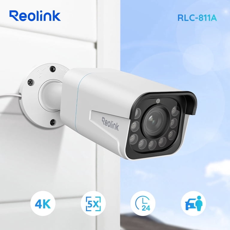 Reolink RLC-811A 4K PoE Security Camera with 5X Optical Zoom