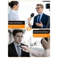 thumbnail image 5 of YOUSHARES Handheld Interview Microphone Holder Compatible with DJI Mic 3, Iron Magnetic Slide Rail Mic Air, Universal Lavalier DJI 3 Wireless Microphones, 5 of 9