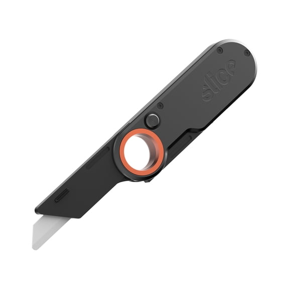 Slice 10562 Folding Utility Knife | Essential Home & Work Knife for Quick, Safe and Effective Cutting | Finger-Friendly Ceramic Safety Knife Blade