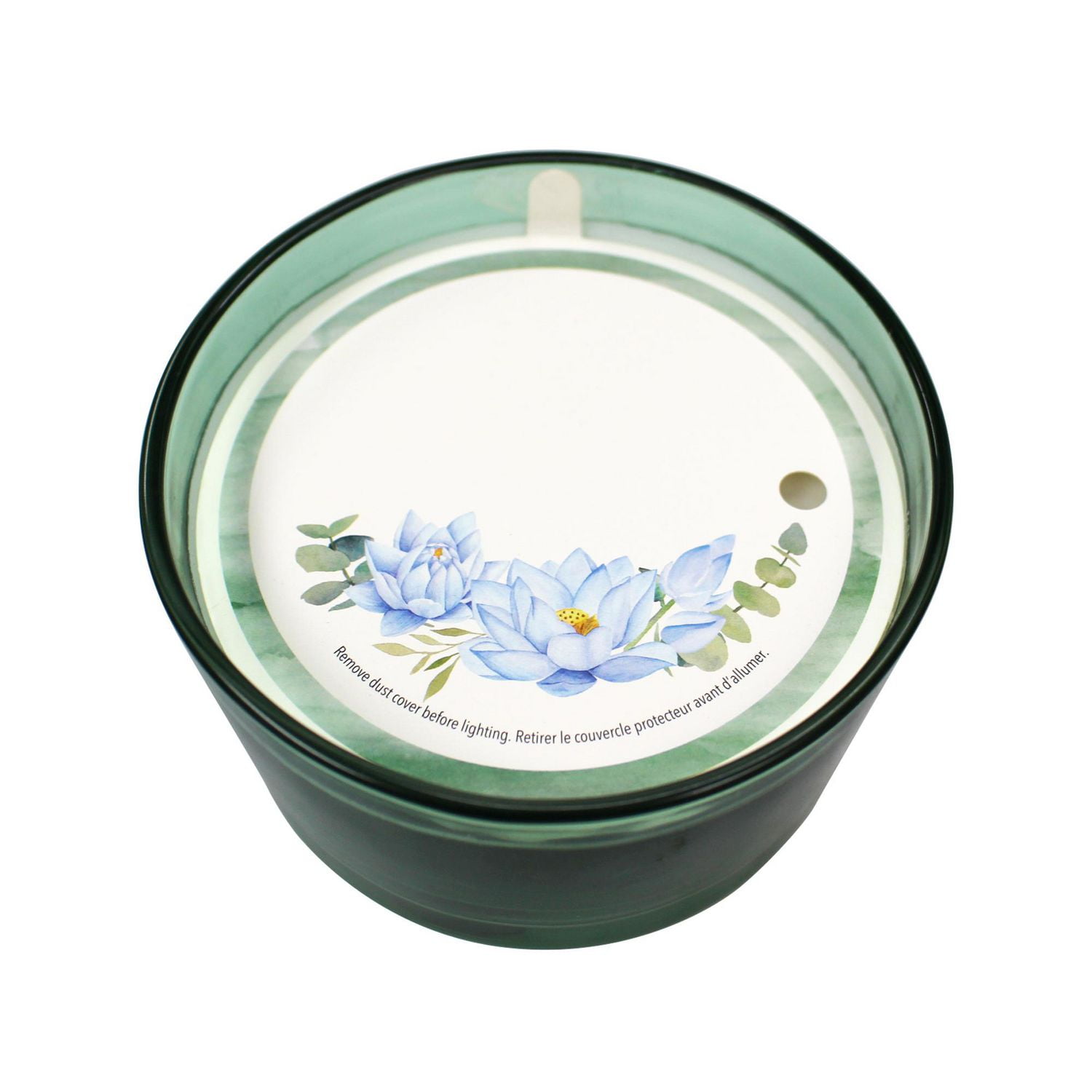 15oz Bougie parfumée - Lotus bleu et eucalyptus