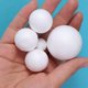 thumbnail image 4 of Suministros de bricolaje Mini bolas de espuma Bolas navideñas de poliestireno blanco Adornos navideños redondos Boda, 4 of 5