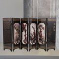 thumbnail image 3 of Traditional Chinese Antique Screen Chinese Small Screen Vintage Wooden Divider Screen Table Folding Screen Interior Display Screen Decoration, 3 of 8