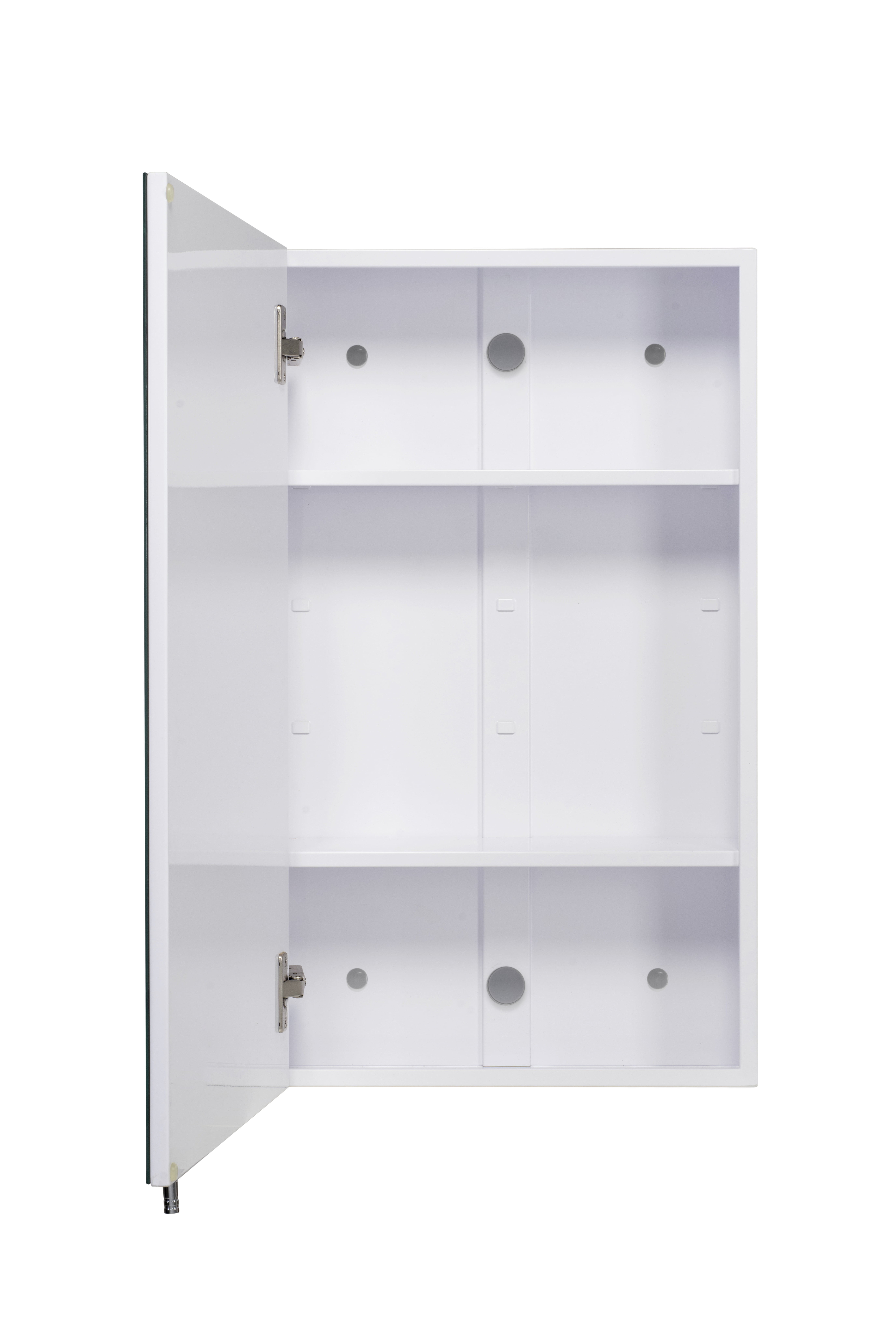 Croydex Finchley Single Door Stainless Steel Medicine Cabinet with Mirror Door (16x26in)
