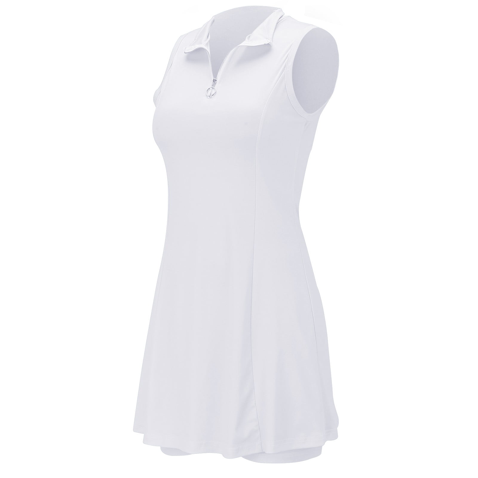 XVJRHAK Tennis Dresses for Women Dress With Shorts and Pockets for Athletic Dress Sleeveless Workout Dress Two Set With Shorts (G,XL)