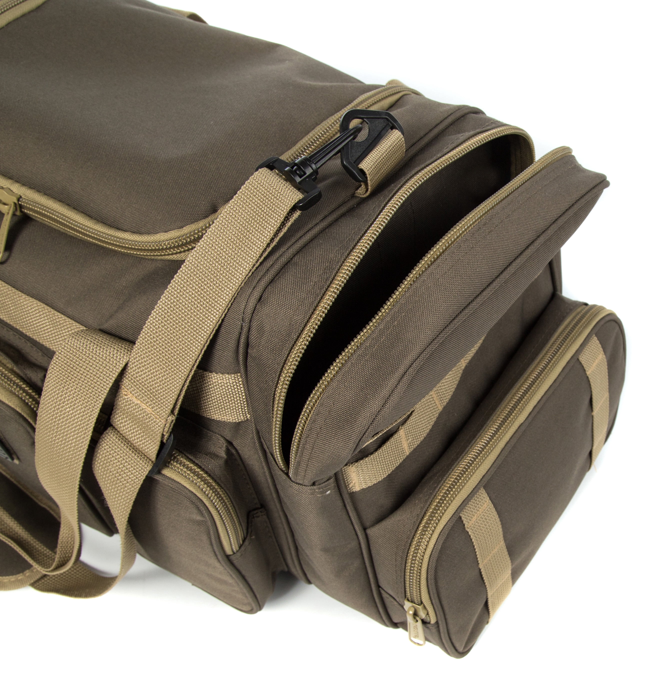 K-Cliffs Heavy Duty Duffel Sports Gear Gym Tote Outdoor Range Equpment Bag High Quality Travel Weekender Medium 27 inch Khaki