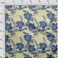 thumbnail image 3 of oneOone Cotton Cambric Blue Fabric Asian Floral Diy Clothing Quilting Fabric Print Fabric By Yard 42 Inch Wide, 3 of 4