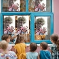 thumbnail image 4 of PMU Halloween Party Decoration Accessory Peeping Zombie Removable Window Sticker Window Stickers Party Accessory (3/pkg) Pkg/1, 4 of 6