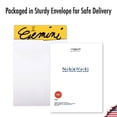 thumbnail image 6 of 1 Large Happy Birthday Greeting Card (8.5 x 11 Inch) - Gemini Birthday Card J9444, 6 of 6