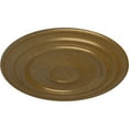 thumbnail image 3 of 32 5/8"OD x 1 1/2"P Giana Ceiling Medallion (Fits Canopies up to 7 7/8"), Hand-Painted Pale Gold, 3 of 6