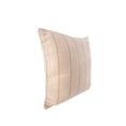 thumbnail image 6 of Jute Striped Dune Tan Premium Luxury Cotton Decor Accent Throw Pillow, 18" x 18", 6 of 7
