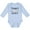 AE-Light Blue, variant on Inktastic Nana's Favorite- Heart Grandchild Boys or Girls Long Sleeve Baby Bodysuit