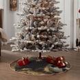 thumbnail image 4 of Disketp Football Loving Hamster Christmas Tree Skirt, Christmas Tree Decorations, Christmas Decor, Tree Mat Decoration(30-48IN)-36", 4 of 6