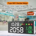 thumbnail image 3 of Hygrothermograph,Color Display 4in1 Decibel Test Alarm Clock 11inch Led 11inch Led Color App Noise Display App Wifi App Noise Decibel Alarm Clock 11 Inch Lcd Meter 4 In Inch Lcd Color, 3 of 7