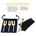 thumbnail image 4 of Aluminum Alloy Tuning Forks Set - 4096hz 4160hz 4225hz For Nervous System Testing Sound Healing The, 4 of 5