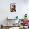 thumbnail image 3 of Stupell Industries Bohemian Fierce Horned Dinosaur Black Framed Giclee Art, 12 x 18, by Creative Studio, 3 of 8