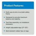 Equate Bathroom Safety Rail, Toilet Safety Rails, Toilet Handles for